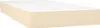 vidaXL Boxspringbett mit Matratze Creme 90x190 cm Stoff - Produktbild-Vorschau 5