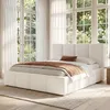 Letto imbottito Flieks 160x200 cm con testiera imbottita, Anteprima dell’immagine prodotto 1