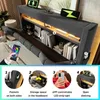 A bed with integrated storage and lighting features, shown with close-up details of its functionalities. Podgląd zdjęcia produktu