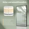 HOKO Badspiegel 60x80 cm mit Rahmen+Touch Schalter+Licht Produktbild-Vorschau 4