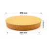 A cork stopper with dimensions indicated by measurement lines and text. Produktbild-Vorschau