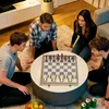 SPORTNOW Schachspiel faltbar 2 in 1 Schachbrett mit 32 Produktbild-Vorschau 8