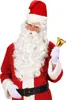 A man dressed as Santa Claus holding a bell. Anteprima dell’immagine prodotto