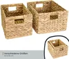 HMF Aufbewahrungskorb geflochten aus Wasserhyazinthe, Produktbild-Vorschau 6