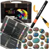 Marqueurs acryliques, 60 couleurs, coffret, marqueurs pour Voir les images du produit 3
