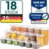 uandu Vorratsdosen mit Deckel Luftdicht Set, BPA frei, Produktbild-Vorschau 1