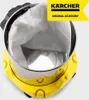 Close-up view of a vacuum cleaner dust bag inside a Kärcher vacuum cleaner. The Kärcher logo and 'ORIGINAL ACCESSORY' text are overlaid in the top right corner. Náhled obrázku produktu