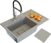 Granitan - Granitspüle - Küchenspüle - 80x50x22 cm - Beige Produktbild-Vorschau 1