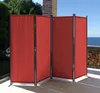 Paravent 4 Teilig 165 x 220 cm Rotorange - Garten & Balkon Produktbild-Vorschau 4