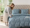 Pościel 220x200 + 2 70x80 Niebieska we Wzory Komplet Podgląd zdjęcia produktu 12