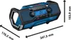 Bosch GPB 18V-2 C Professional Radio budowlane Podgląd zdjęcia produktu 15