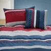 Traumschlaf Seersucker Bettwäsche Mick navy 200x200 cm + 2x Produktbild-Vorschau 3