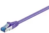 CAT 6A Patchkabel, S/FTP (PiMF), violett Kupferleiter (CU), Produktbild-Vorschau 4