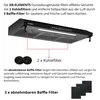 KB ELEMENTS Dunstabzugshaube unterbau 90cm, unterbauhaube Produktbild-Vorschau 5
