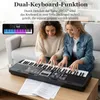 COSTWAY 61-Tasten-Keyboard, elektrisches Keyboard-Set mit Produktbild-Vorschau 5