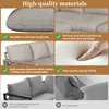 Collage of images highlighting the features and materials of a garden lounge set. Produktbild-Vorschau