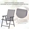 Outsunny Klappstuhl mit Armlehne 2er Set Campingstuhl Produktbild-Vorschau 4