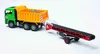 A toy dump truck with a conveyor belt trailer, shown on a white background. Náhled obrázku produktu