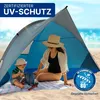 EXPLORER Reise-Strandmuschel Strandzelt Sonnenzelt Strand Produktbild-Vorschau 2
