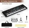 COSTWAY Keyboard-Piano mit 61 Tasten für Anfänger, Produktbild-Vorschau 2