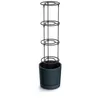 A plant pot with a metal support structure for growing plants. Produktbild-Vorschau
