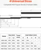 Diagram and table showing dimensions and hole patterns for drawer slides. Produktbild-Vorschau