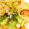 Bouquet de Roses Fleurs Artificielles 6Pcs Belle Densité de Voir les images du produit 8