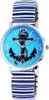 Excellanc 1700006-004 Damenuhr mit Metallzugband Anker blau Produktbild-Vorschau 1