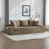 Cordsofa Khaki Sofa mit Schlaffunktion Hohe Rš¹ckenlehne Produktbild-Vorschau 11