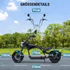 E-Motorroller M1P-blau 60V 2000W Motor 30AH 45km/h Bis zu Produktbild-Vorschau 8