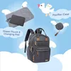 iniuniu Baby Wickelrucksack, Wickeltasche Rucksack Große Produktbild-Vorschau 3