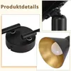 ZMH lampa sufitowa reflektor sufitowy 4 płomienie czarna Podgląd zdjęcia produktu 5