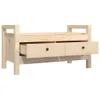 vidaXL Flurbank 80x40x43 cm Massivholz Kiefer -  Truhen- & Produktbild-Vorschau 4