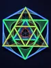 PSYWORK Schwarzlicht 3D StringArt Sechseck "Neon Soul Produktbild-Vorschau 1