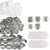 VEVOR 500 Sets 1 Zoll 25mm Pin-Back-Button-Teile, DIY Runde Produktbild-Vorschau 1