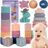 Miękkie klocki sensoryczne dla maluszka 27 szt Podgląd zdjęcia produktu 1