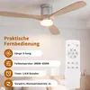 INONEFT 132 cm Deckenventilator mit Beleuchtung und Produktbild-Vorschau 7