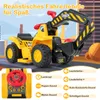 COSTWAY 6V escavatore da seduti, auto elettrica per bambini Anteprima dell’immagine prodotto 4