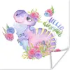 MuchoWow® Poster Dinosaurier - Kinderzimmer - Zitat - Produktbild-Vorschau 1