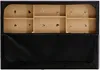 The image shows the back of a bed frame with storage compartments. Produktbild-Vorschau