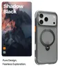 A product image showcasing a phone case with marketing text and color swatches. Produktbild-Vorschau