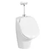 Pissoir Urinalbecken Urinal Zulauf von oben mit Deckel, Produktbild-Vorschau 1