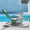 SoBuy OGS28-WD Chaise longue de jardin résistante aux Voir les images du produit 4