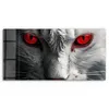 DEQORI Glasbild Echtglas 60x30 cm 'Mystischer Blick' Produktbild-Vorschau 2