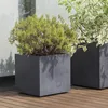 Deroma Pflanztopf Millenium Kunststoff anthrazit 39 x 39 cm Produktbild-Vorschau 4