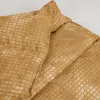 Bio-Dinkelkissen 75x20cm groß 8-Kammer. batik-gold. Produktbild-Vorschau 6