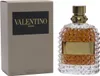 A bottle of Valentino Uomo Eau de Toilette and its packaging are displayed against a white background. Anteprima dell’immagine prodotto