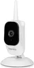 A white baby monitor camera with a black lens and an antenna is shown on a white base. Náhled obrázku produktu