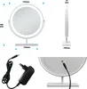 Schminkspiegel Schwarz LED mit 3 Lichtfarben 360°drehbar Produktbild-Vorschau 8
