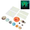 14 stücke Leuchtende Planeten Wandaufkleber Glow in The Produktbild-Vorschau 6